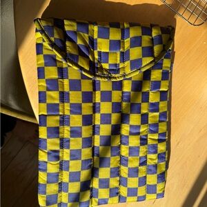 BAGGU Puffy Laptop Sleeve 13/14inch - Indigo/Green